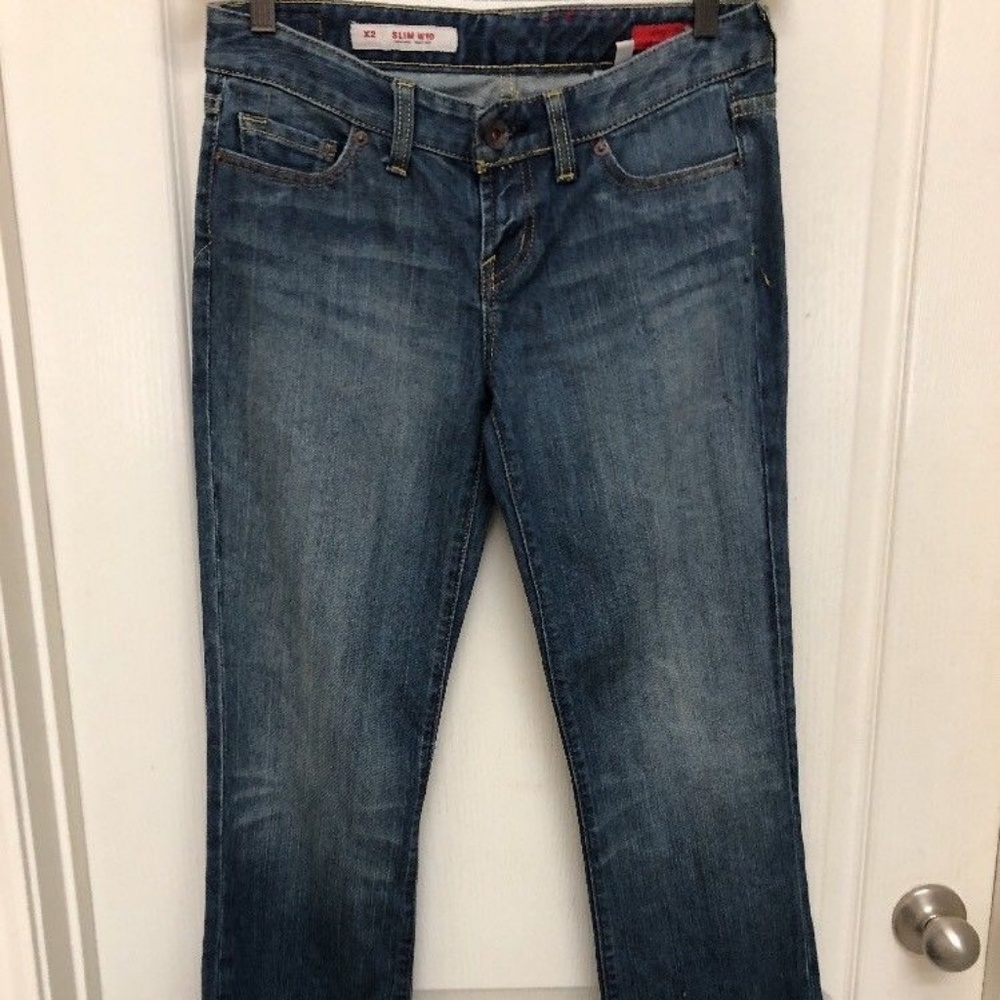 Express X2 Women's Slim w10 Boot Cut Jeans Size 6